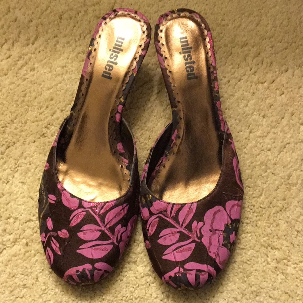 Unlisted Slip on heels size 7.5